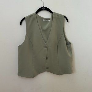 Green Vest Tank Top from Abercrombie & Fitch